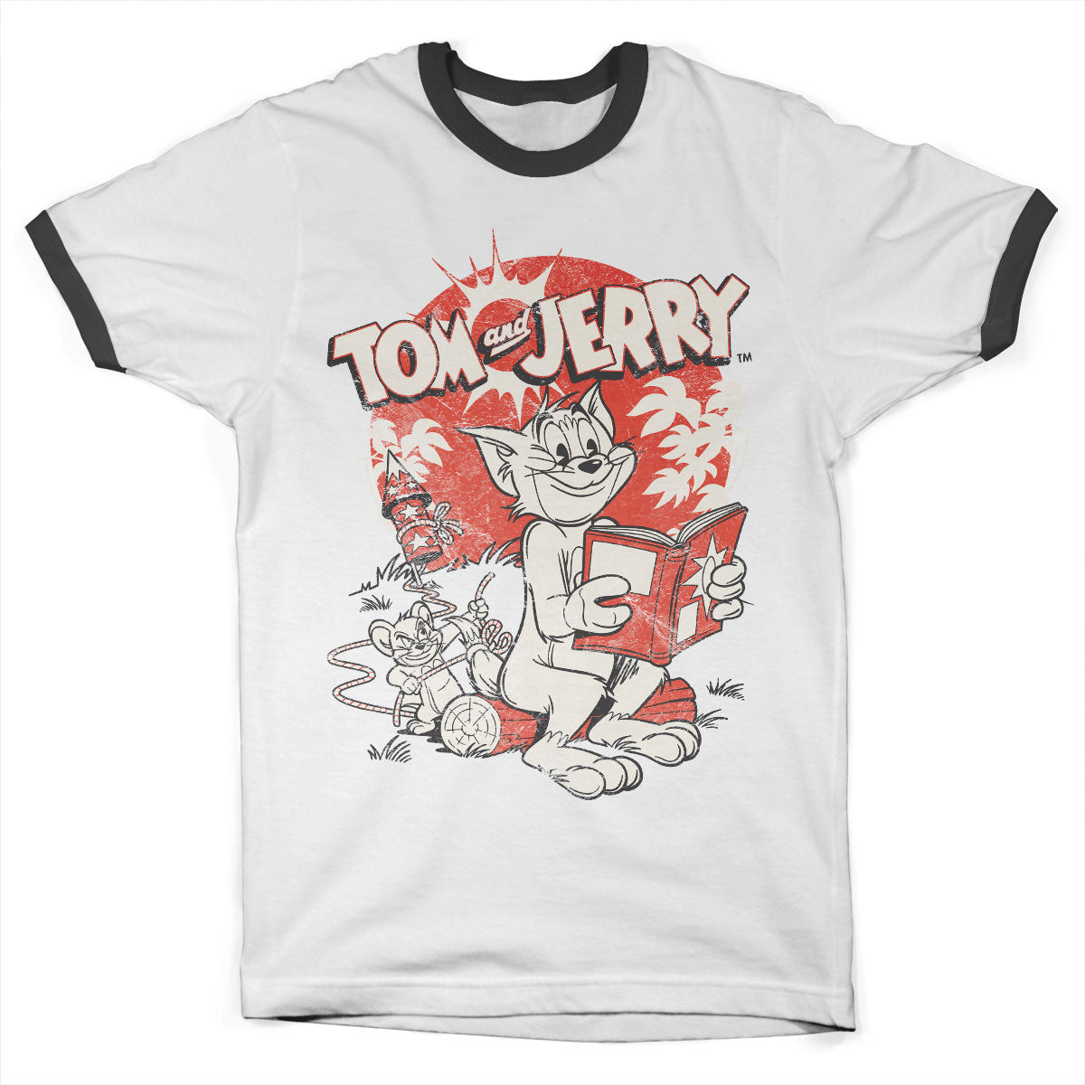 Billede af Tom & Jerry: Vintage Comic Ringer T-Shirt