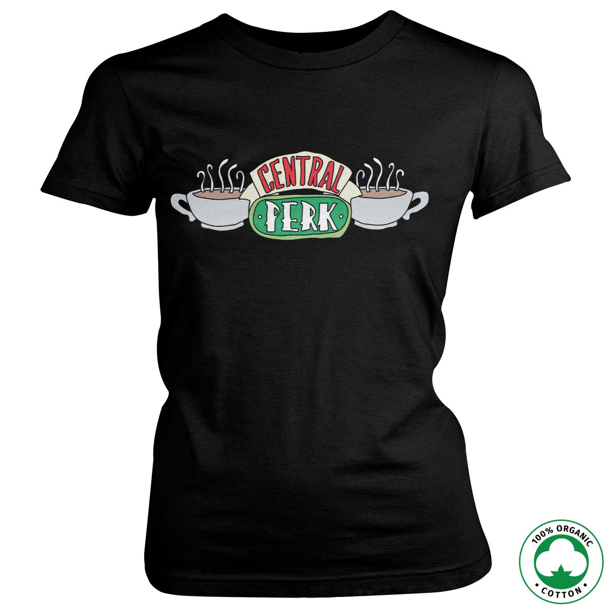Billede af Friends, Friends: Central Perk Organic T-Shirt (Kvinder)