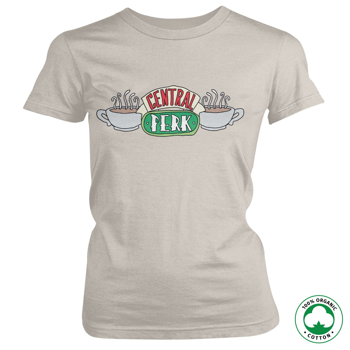 Billede af Friends, Friends: Central Perk Organic T-Shirt (Kvinder)