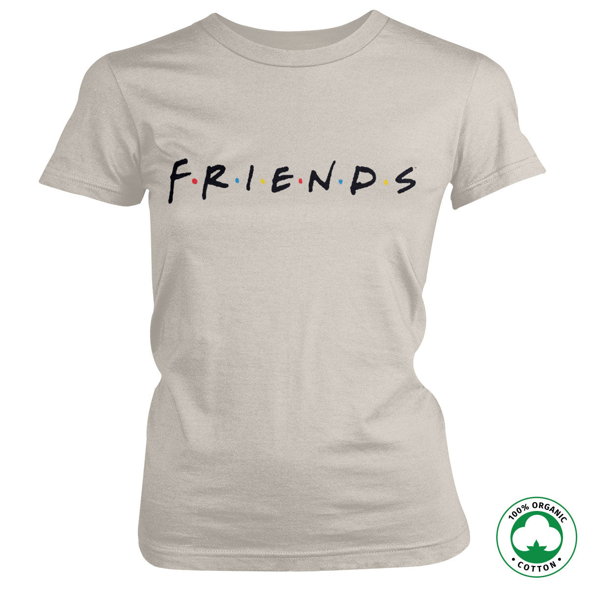 Billede af Friends, Friends: Logo Organic T-Shirt (Kvinder)