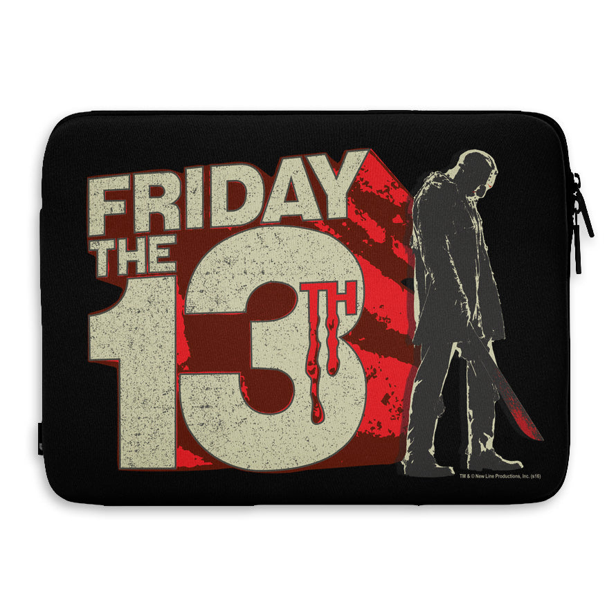 Billede af Friday the 13th, Friday the 13th: Block Logo Laptop Sleeve