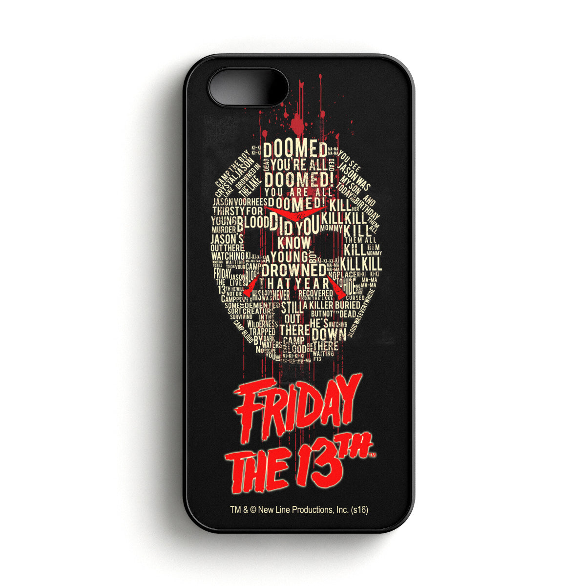 Billede af Friday the 13th, Friday the 13th: Wording Phone Cover