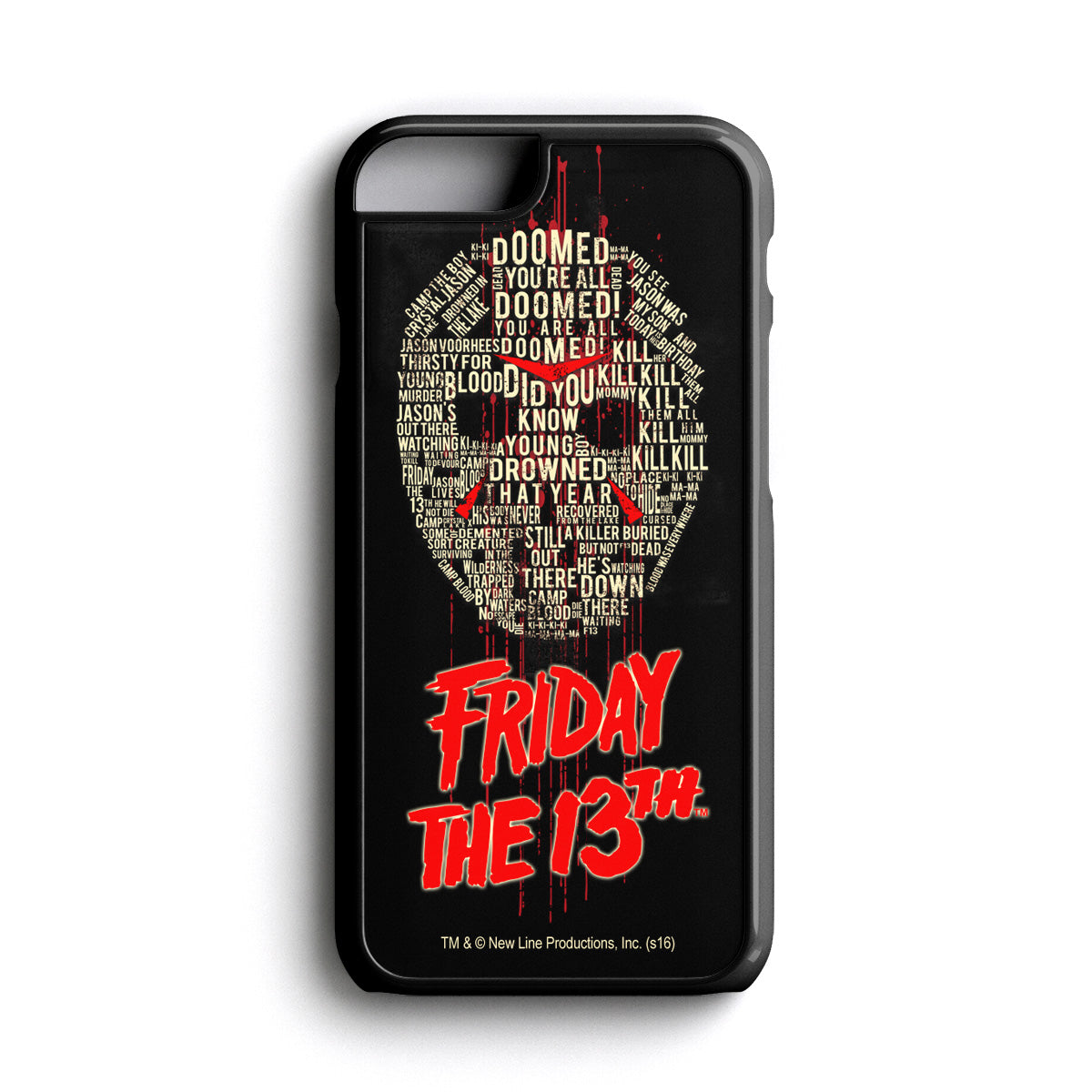 Billede af Friday the 13th, Friday the 13th: Wording Phone Cover
