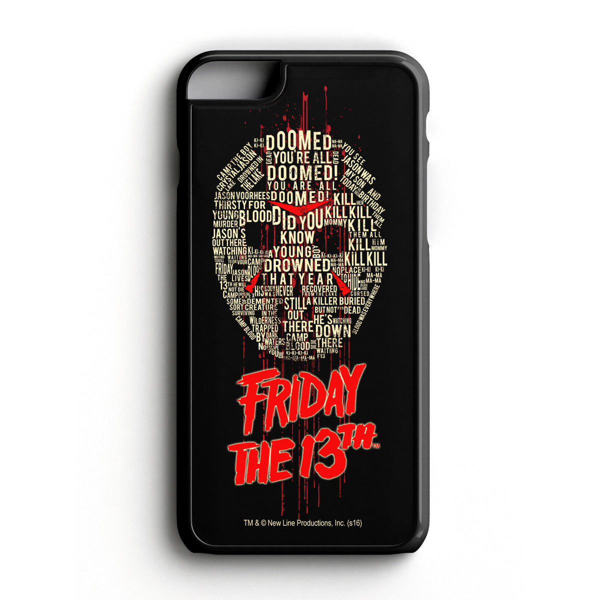 Billede af Friday the 13th, Friday the 13th: Wording Phone Cover