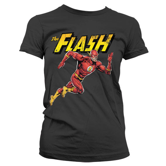 Billede af DC Comics, DC Comics: The Flash Running T-Shirt (Kvinder)