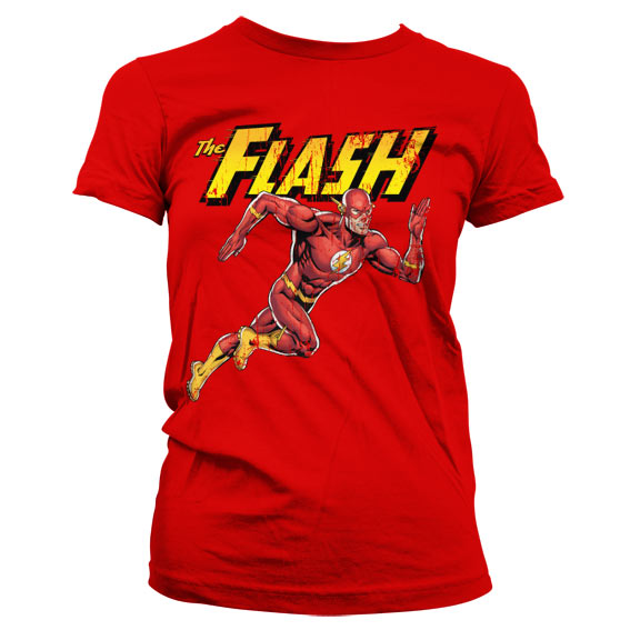 Billede af DC Comics, DC Comics: The Flash Running T-Shirt (Kvinder)