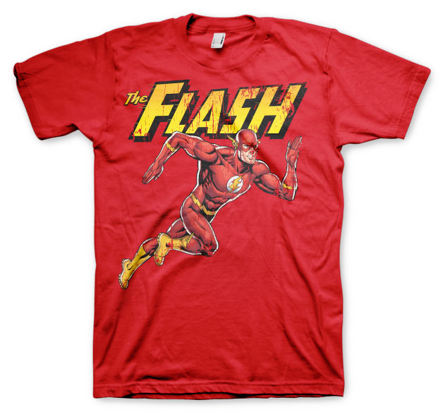 Billede af DC Comics, DC Comics: The Flash Running T-shirt