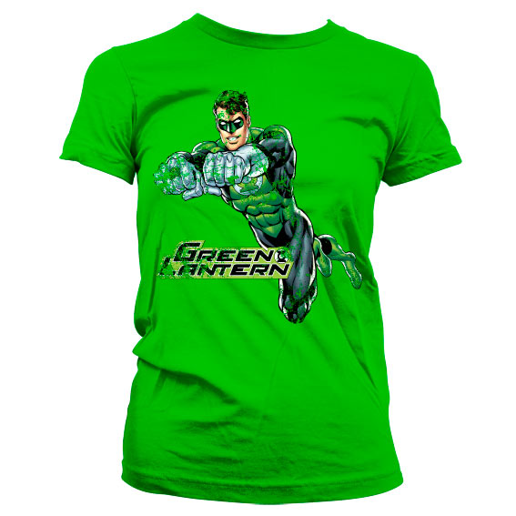 Billede af Green Lantern, Green Lantern: Distressed T-Shirt (Kvinder)
