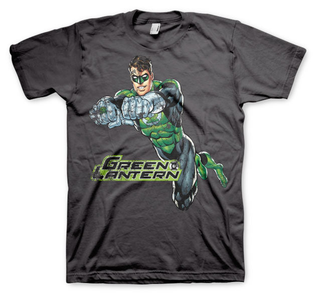 Billede af Green Lantern, Green Lantern: Distressed T-Shirt