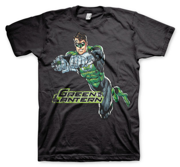 Billede af Green Lantern, Green Lantern: Distressed T-Shirt