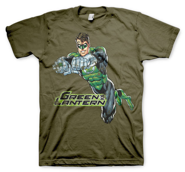 Billede af Green Lantern, Green Lantern: Distressed T-Shirt