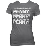 Billede af The Big Bang Theory, Penny Knock Knock Knock T-shirt (Kvinder)