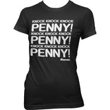Billede af The Big Bang Theory, Penny Knock Knock Knock T-shirt (Kvinder)