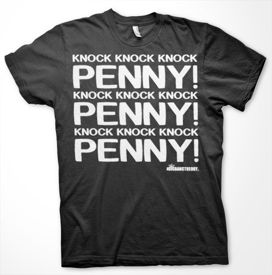 Billede af The Big Bang Theory, Penny Knock Knock Knock T-Shirt