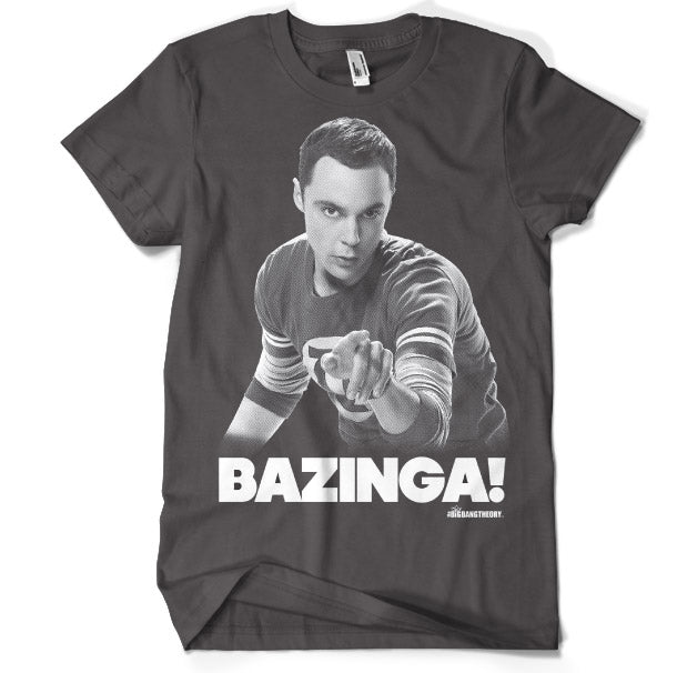 Billede af The Big Bang Theory, Sheldon Says BAZINGA! T-Shirt (Børn)