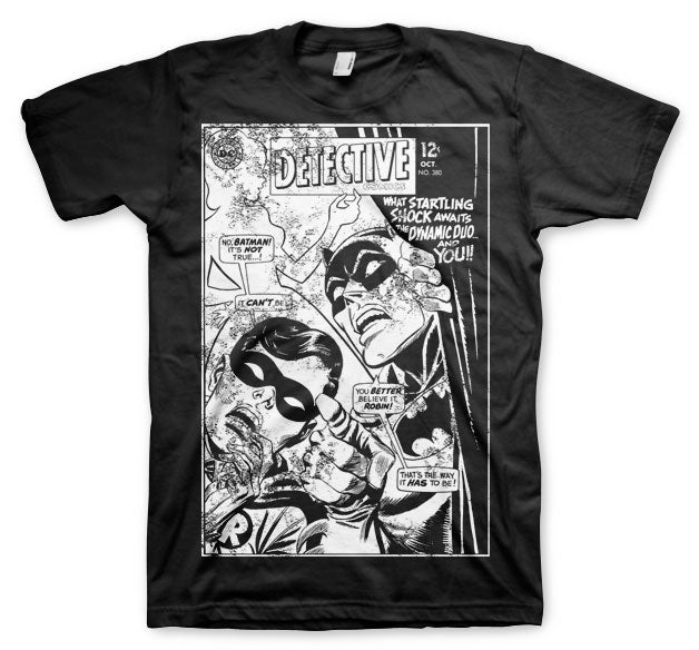 Billede af DC Comics, DC Comics: Batman - Dynamic Duo Distressed T-Shirt