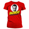 Billede af The Big Bang Theory, Bazinga Sheldons Head T-shirt (Kvinder)