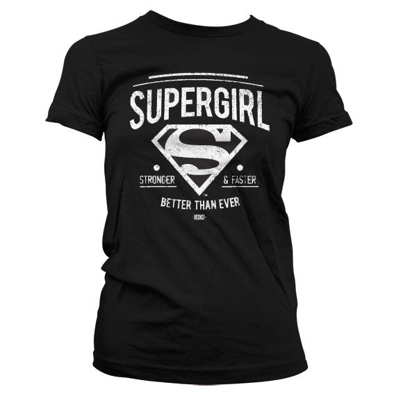 Billede af Supergirl: Strong & Faster T-shirt (Kvinder)