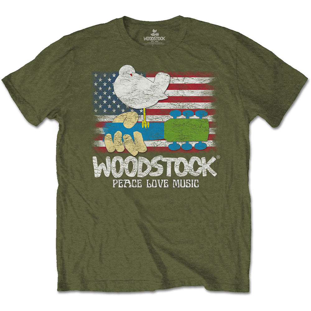 Woodstock, Flag T-shirt