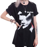 Billede af David Bowie X Smoke Red T-shirt til kvinder