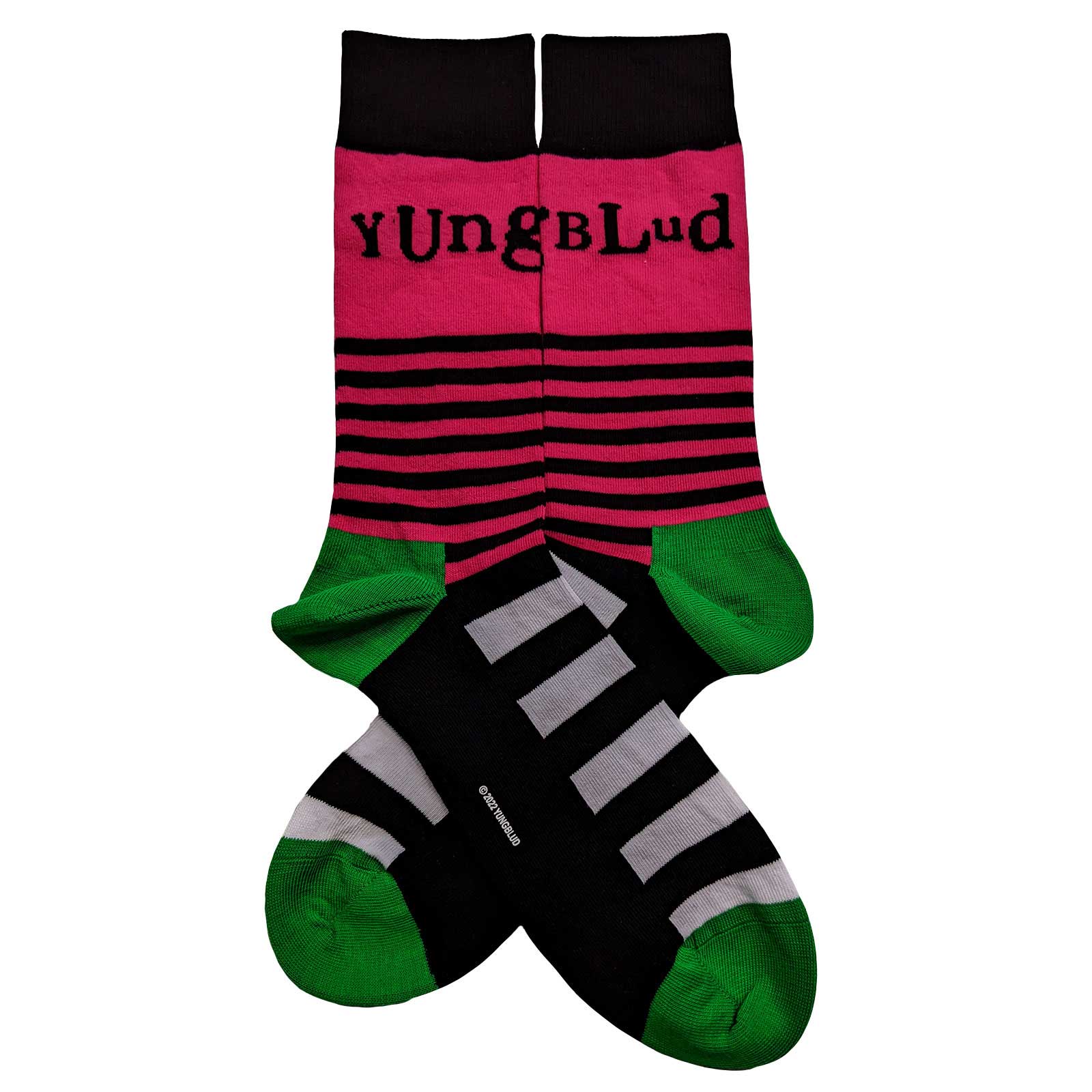 Yungblud: Logo & Stripes Ankle Socks