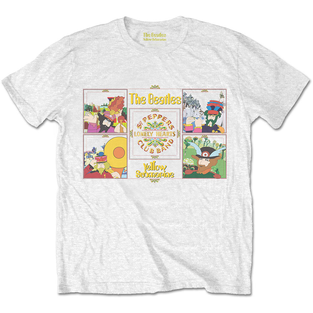 Billede af The Beatles Yellow Submarine Sgt Pepper Band T-shirt