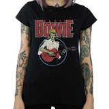 Billede af David Bowie Acoustic Bootleg T-shirt til kvinder