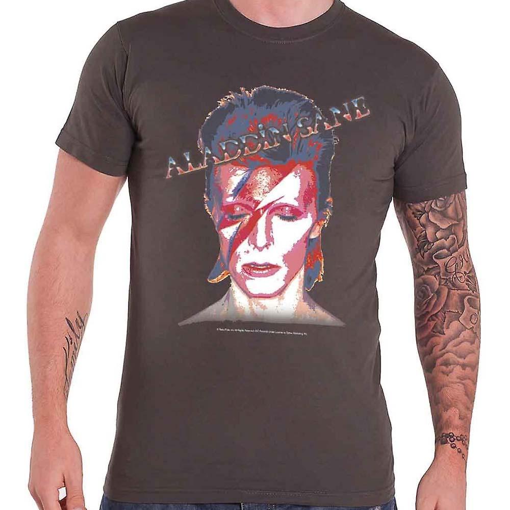 Billede af David Bowie Aladdin Sane T-shirt grå