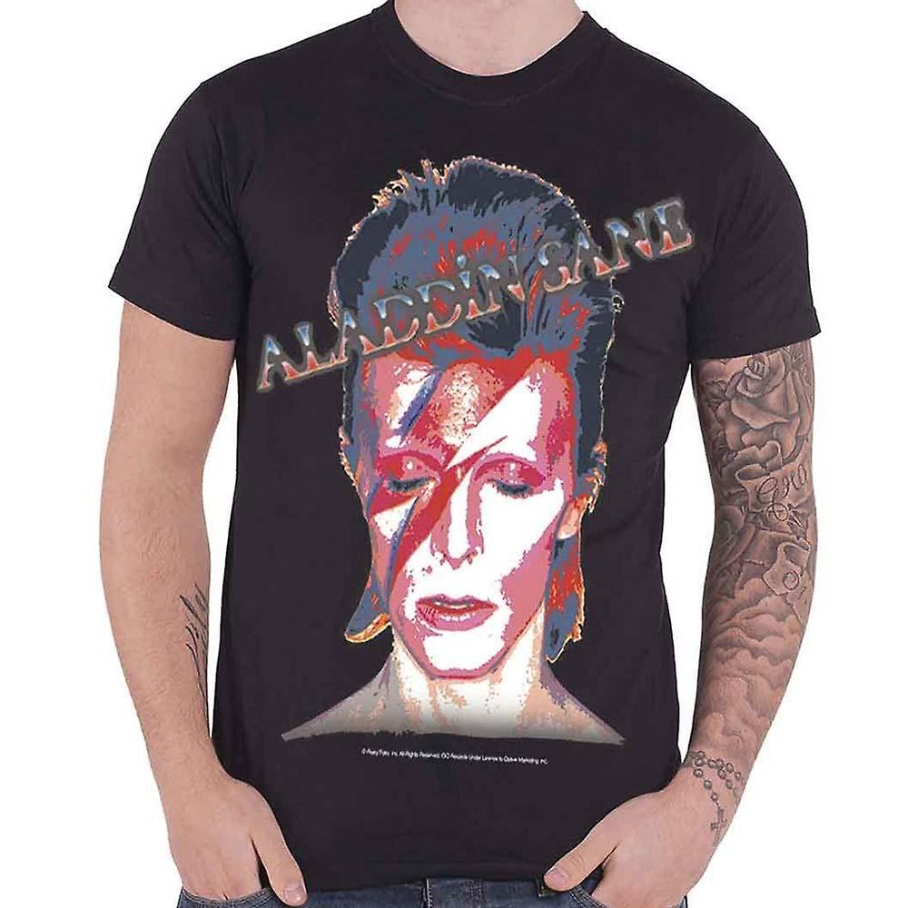 Billede af David Bowie Aladdin Sane T-shirt sort