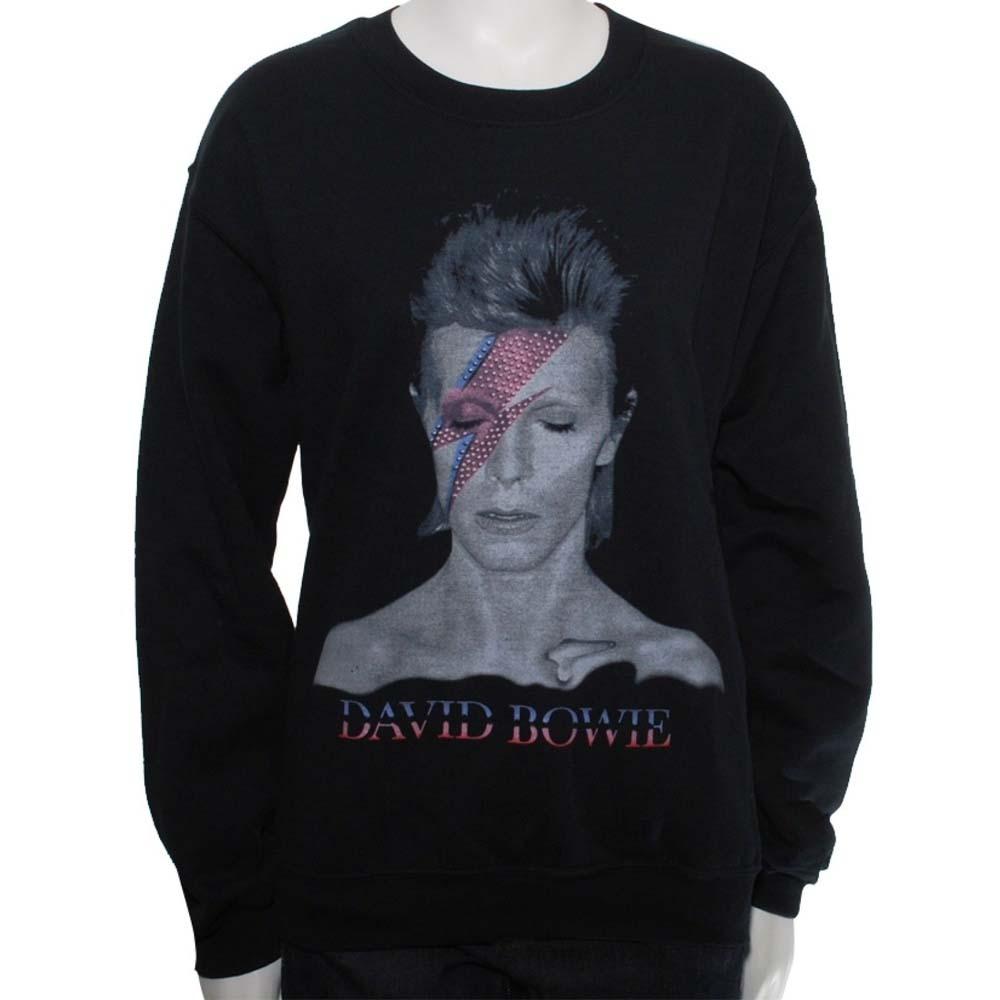 Billede af David Bowie Aladdin Sane Black Sweatshirt