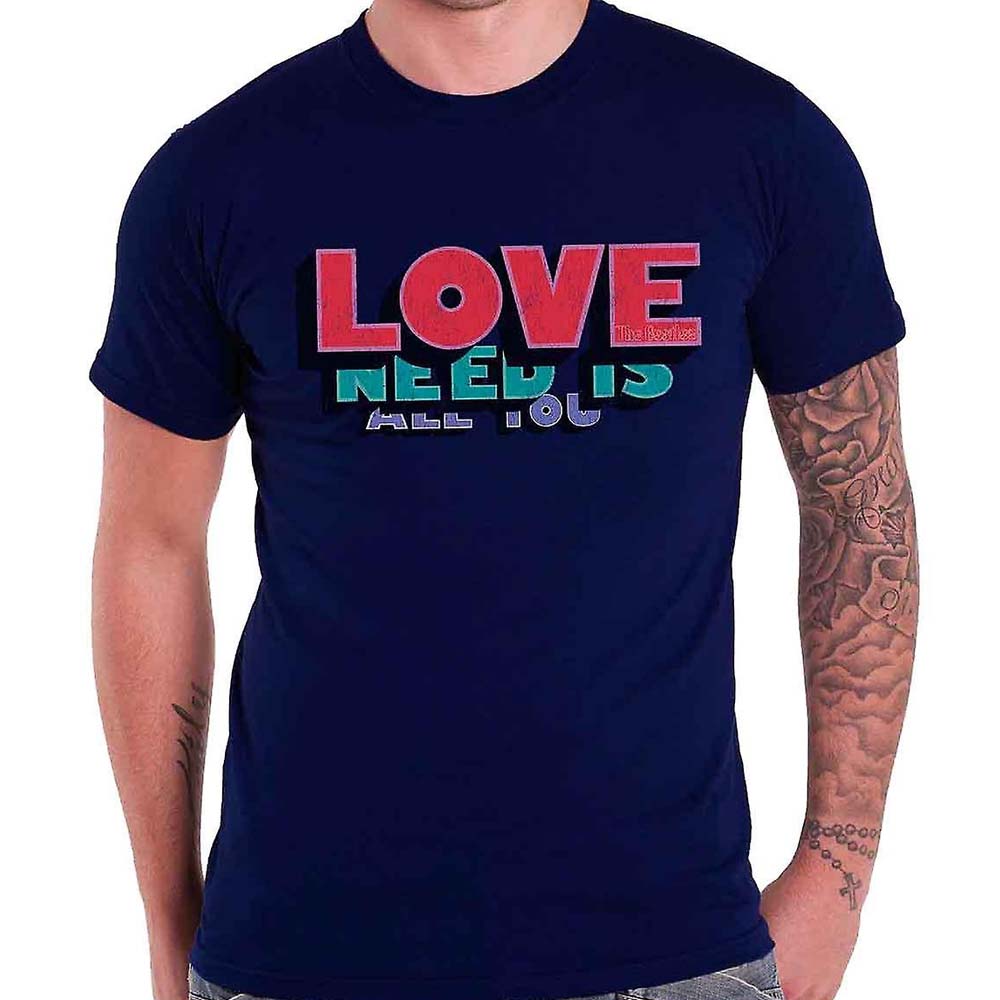 Billede af The Beatles All you need is love T-shirt