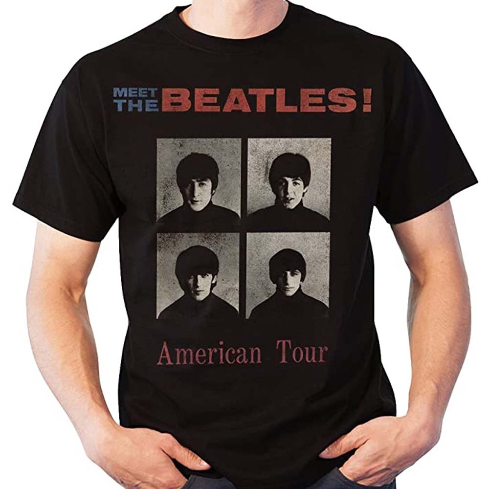 Billede af The Beatles American Tour 1964 T-shirt front