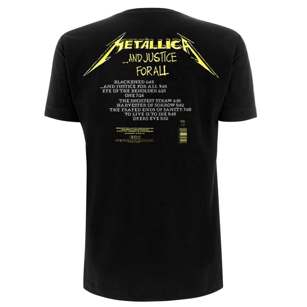 Billede af Metallica And Justice For All Tracks T-shirt back