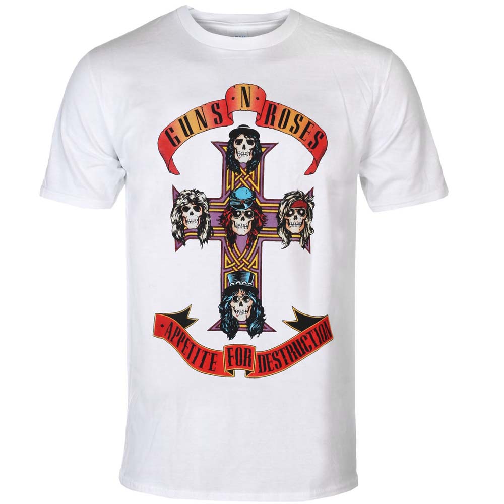 Billede af Guns N' Roses Appetite for Destruction T-shirt til børn hvid