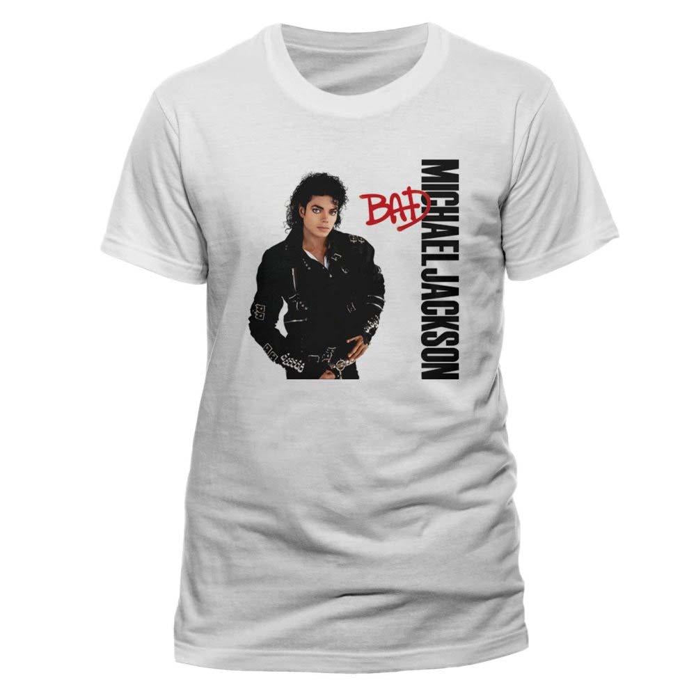 Billede af Michael Jackson Bad T-shirt hvid