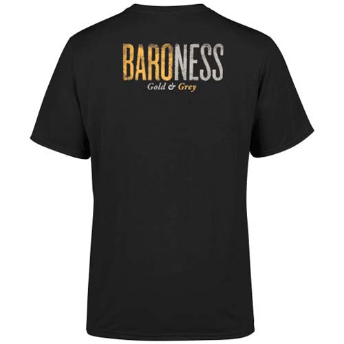 Billede af Baroness Gold & Grey T-shirt back