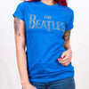 Billede af The Beatles Drop T Logo T-shirt til kvinder blue