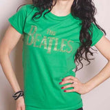 Billede af The Beatles Drop T Logo T-shirt til kvinder grøn