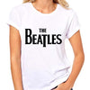 Billede af The Beatles Drop T Logo T-shirt til kvinder white