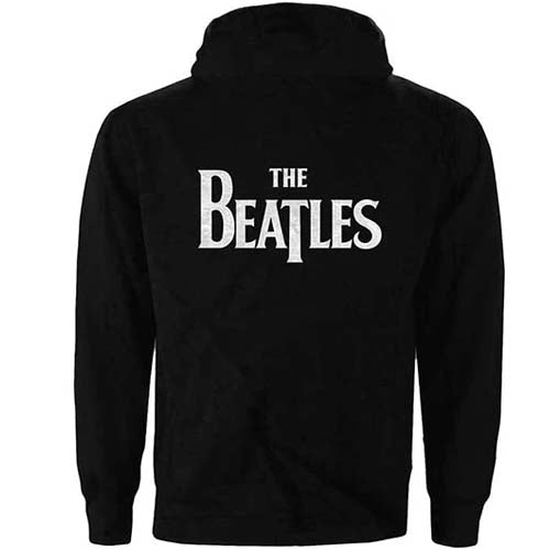 Billede af The Beatles Drop T Logo Hoodie til kvinder black back