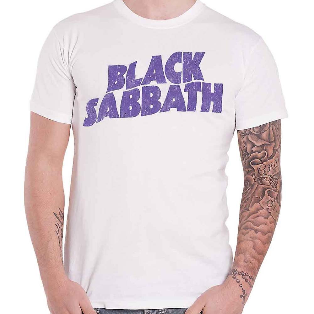 Billede af Black Sabbath Wavy Logo Vintage T-shirt