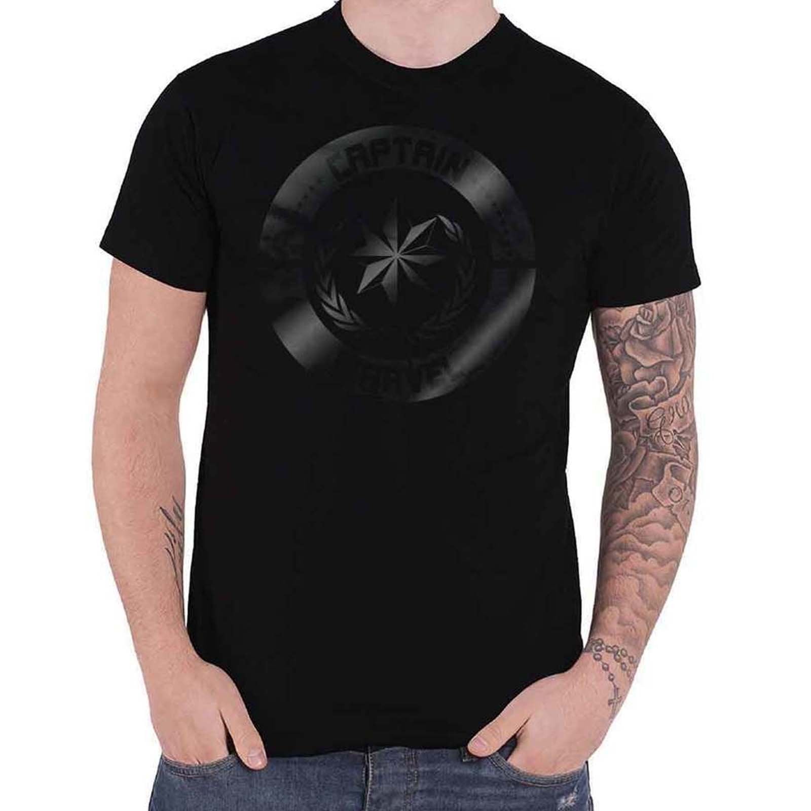 Billede af Marvel Comics Captain Marvel Silver Circle T-shirt