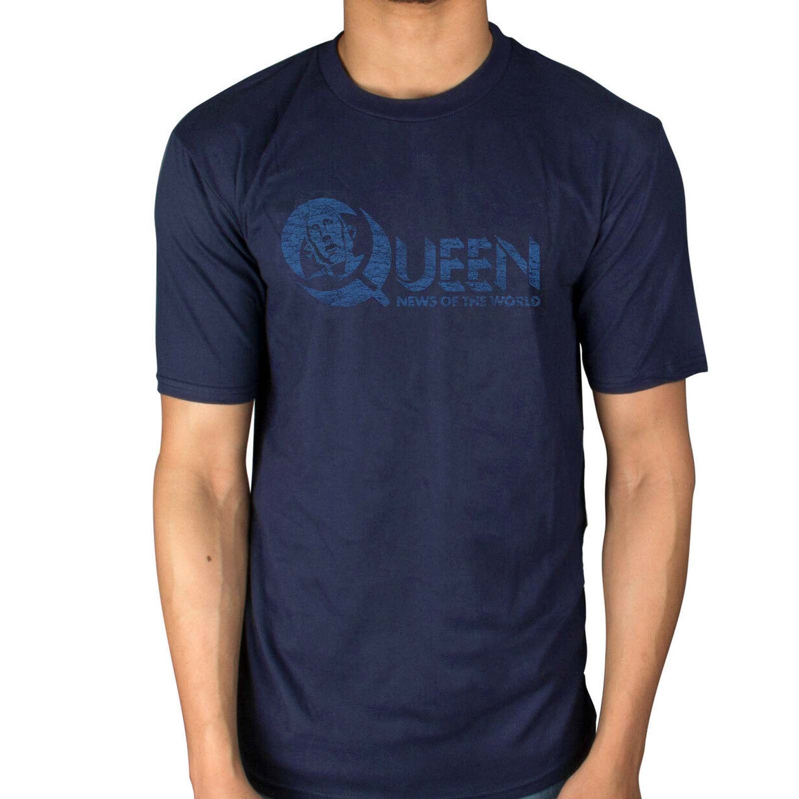 Billede af Queen News of the World 40th Vintage Logo T-shirt