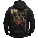 Billede af Volbeat Bleeding Crown Skull Hoodie back