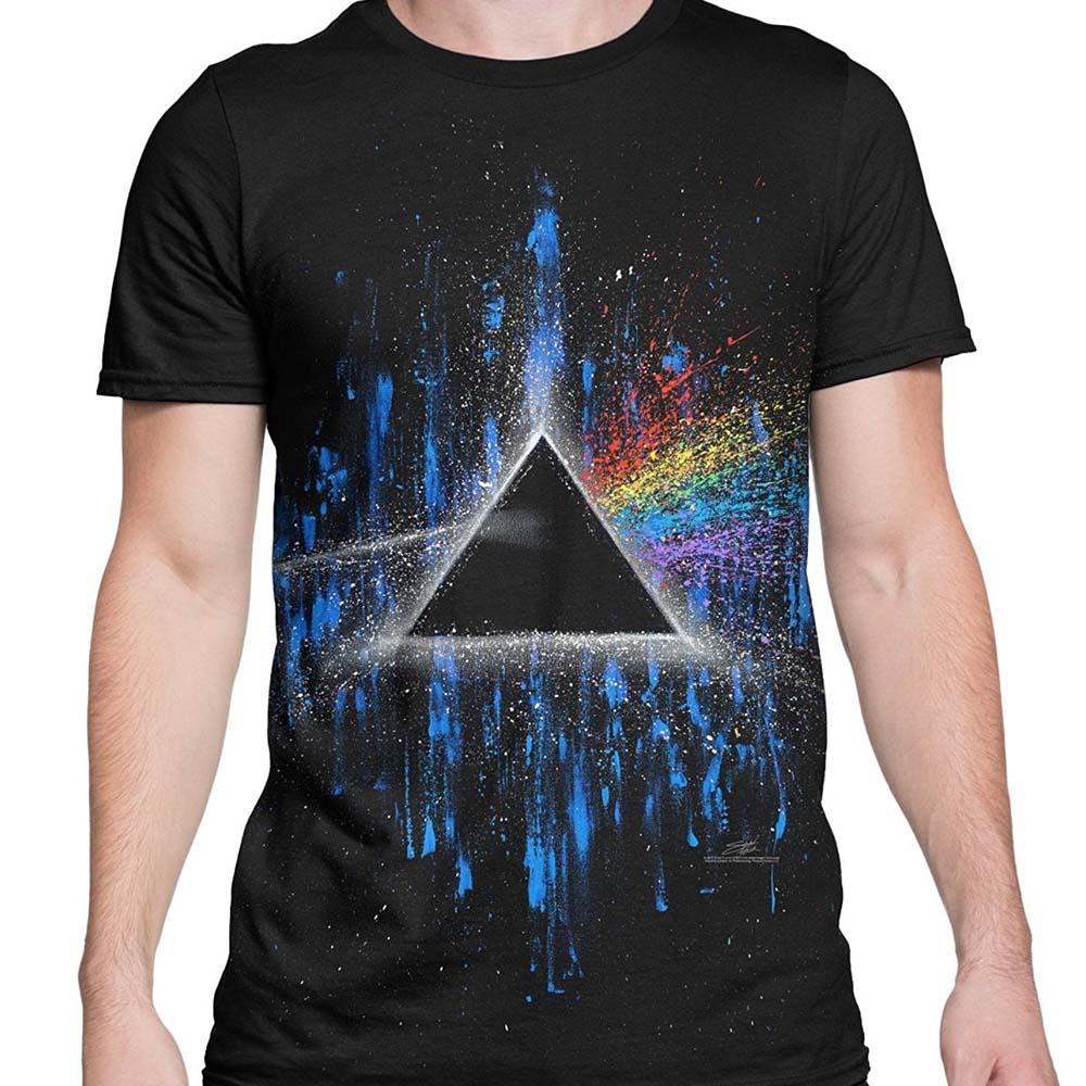 Billede af Pink Floyd Dark Side of the Moon Blue Splatter T-shirt