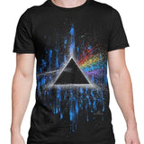 Billede af Pink Floyd Dark Side of the Moon Blue Splatter T-shirt