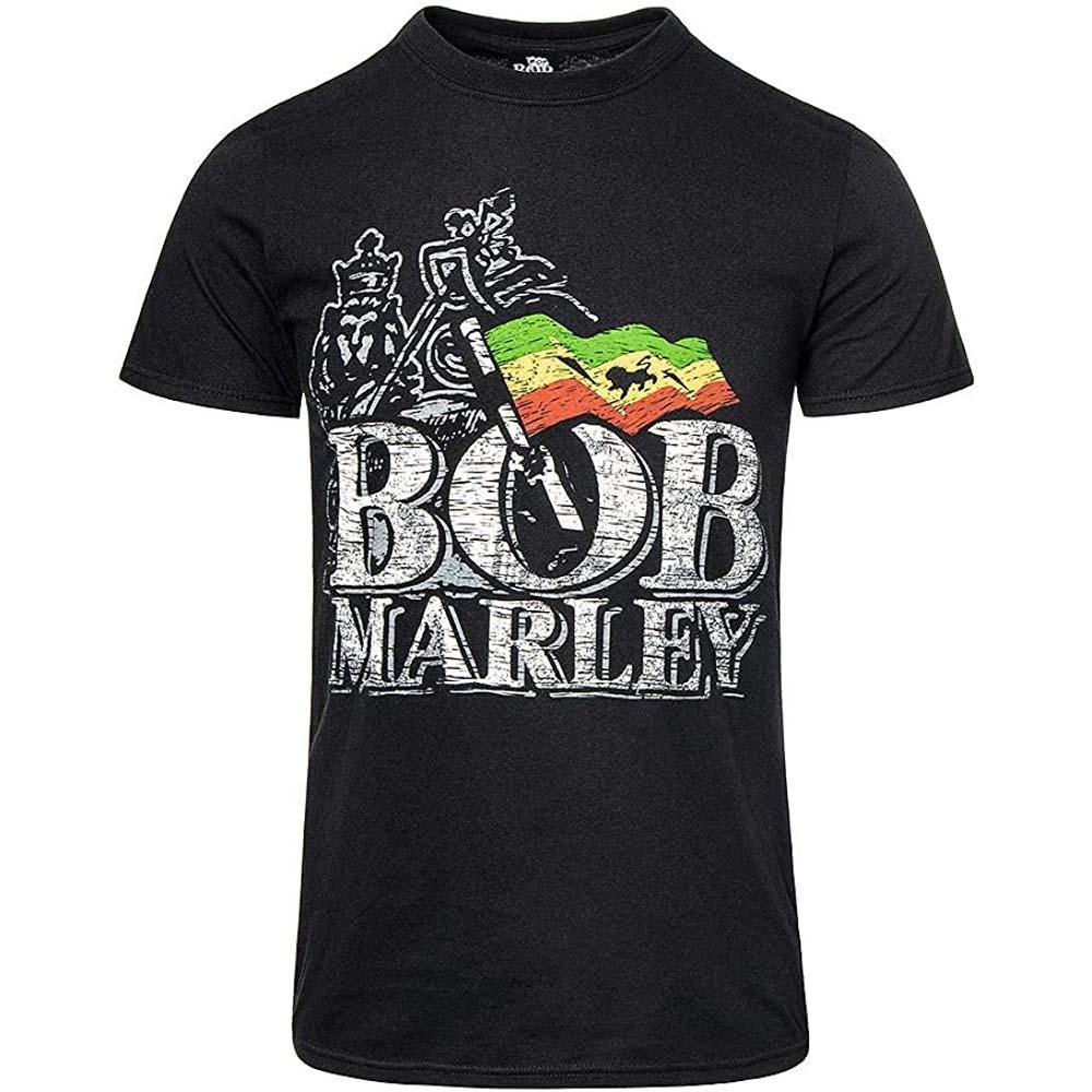 Billede af Bob Marley Distressed Logo T-shirt