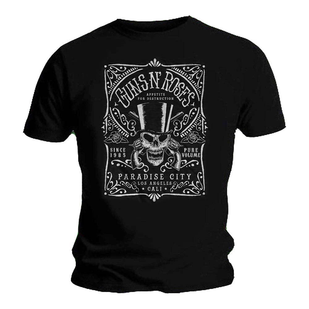 Billede af Guns N' Roses Bourbon Label T-shirt