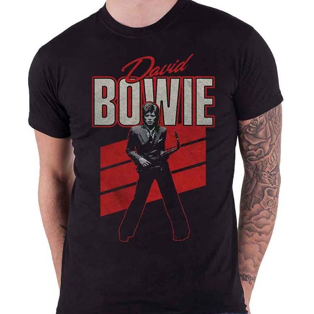 Billede af David Bowie Red Sax T-shirt