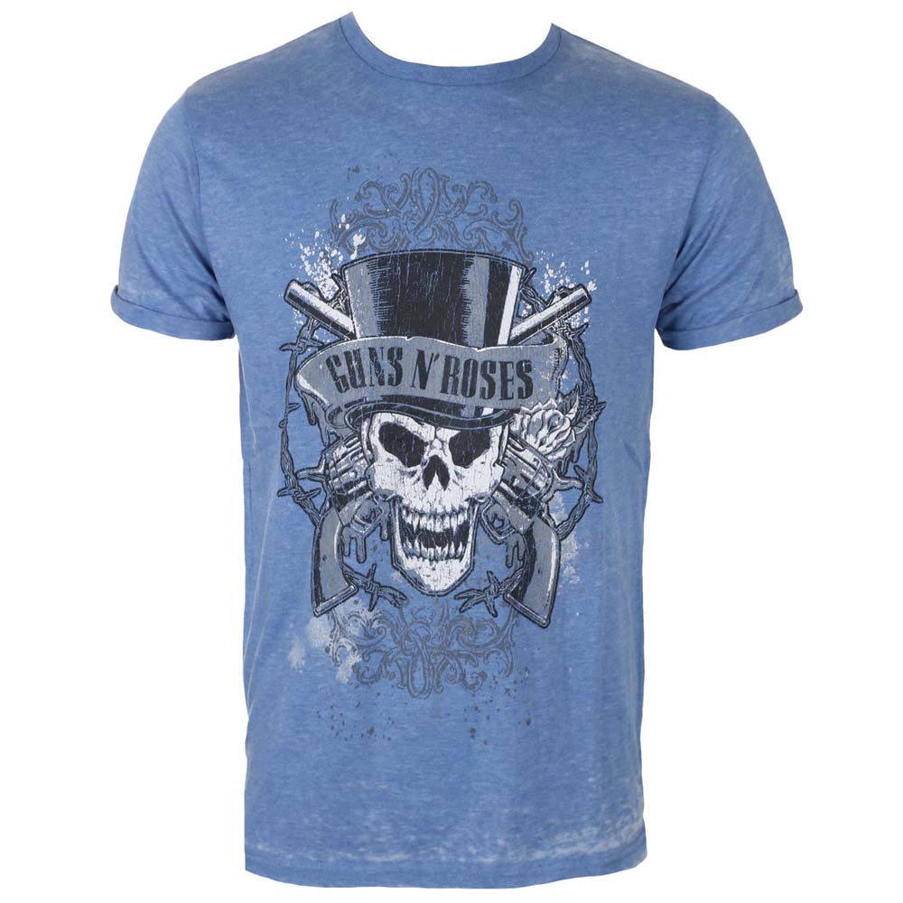 Billede af Guns N' Roses Faded Skull T-shirt blue